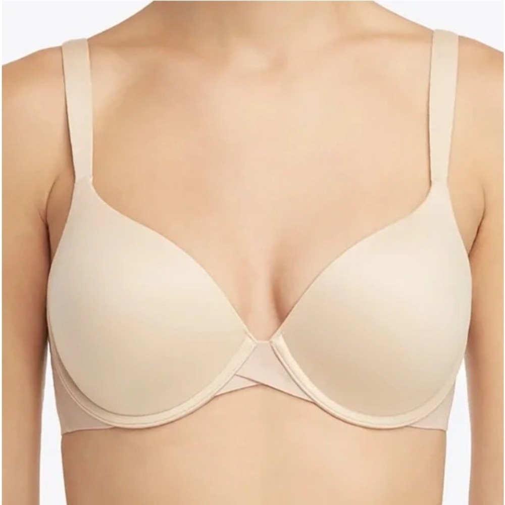 Spanx Pillow Cup Signature Bra Women's 38DDD Full Coverage Underwire Nude Cream‎